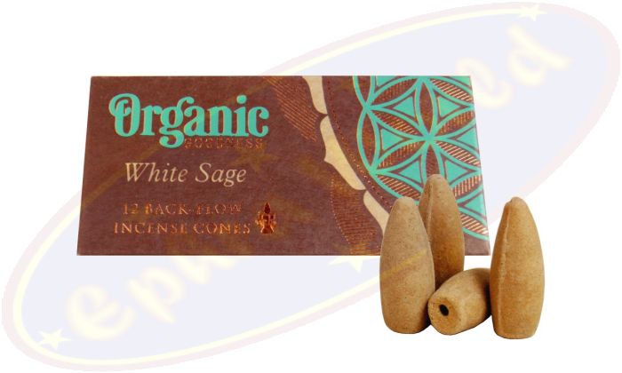 Song Of India Organic Goodness Rückflussräucherkegel White Sage
