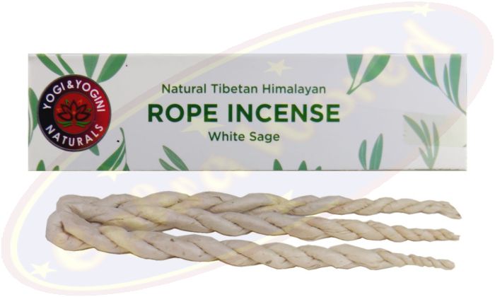 Natural Tibetan Himalayan Rope Incense/Räucherschnüre White Sage