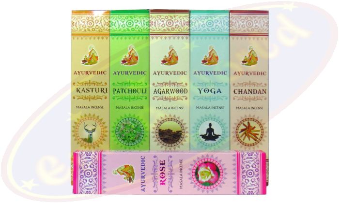 Räucherstäbchen Set 26 - Ayurvedische Traumdüfte