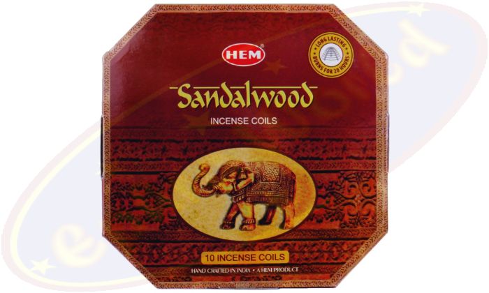 HEM Räucherspiralen (Incense Coils) Sandalwood