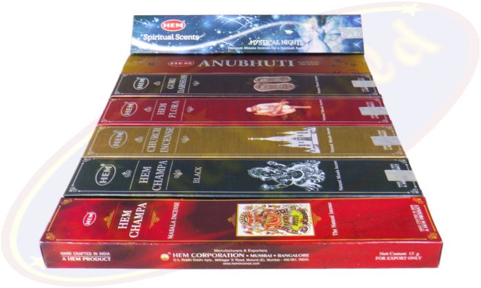 Räucherstäbchen Set 82 - HEM Natural Spirit of Incense