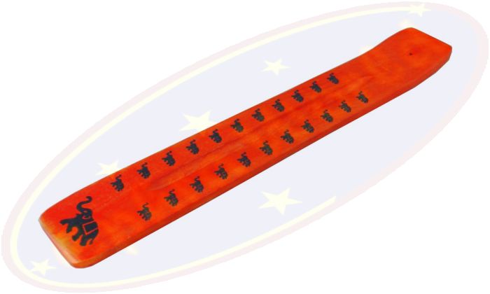 Räucherstäbchenhalter Motiv Elefant in orange