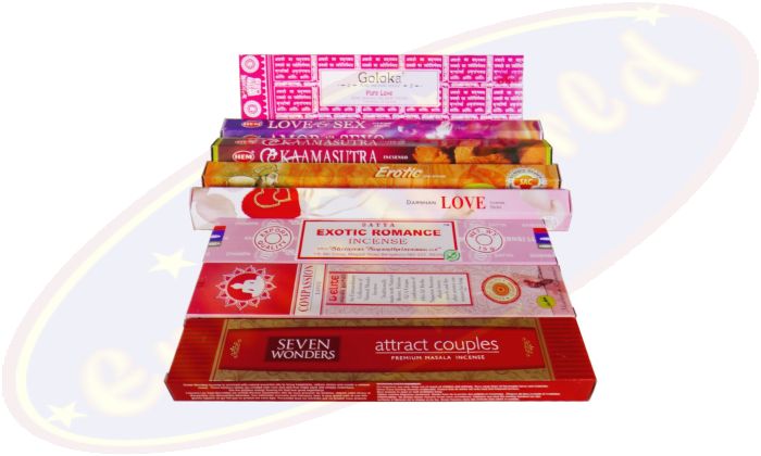 Räucherstäbchen Set 65 - Feuer der Liebe