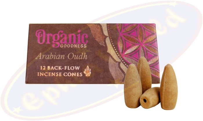 Song Of India Organic Goodness Rückfluss Räucherkegel Arabian Oudh (Oodh)