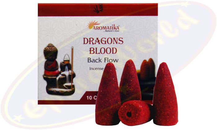 Aromatika Backflow Cones/Rückfluss-Räucherkegel Dragons Blood