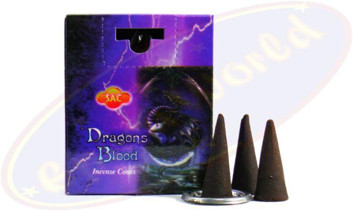 SAC Dragons Blood Räucherkegel