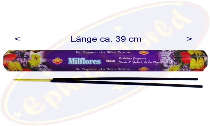 SAC Milflores Blumen XL Räucherstäbchen