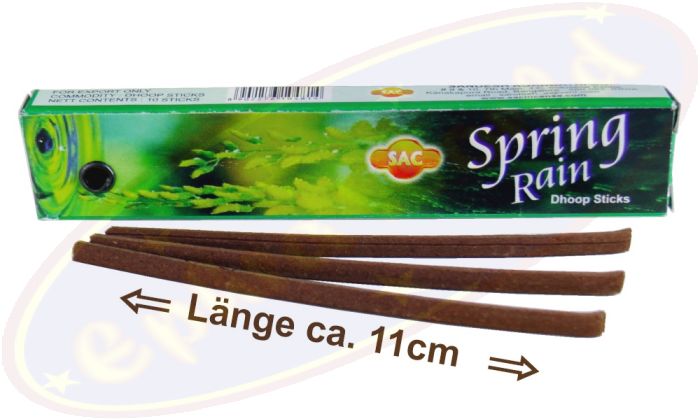 SAC Spring Rain Dhoop Sticks 10er