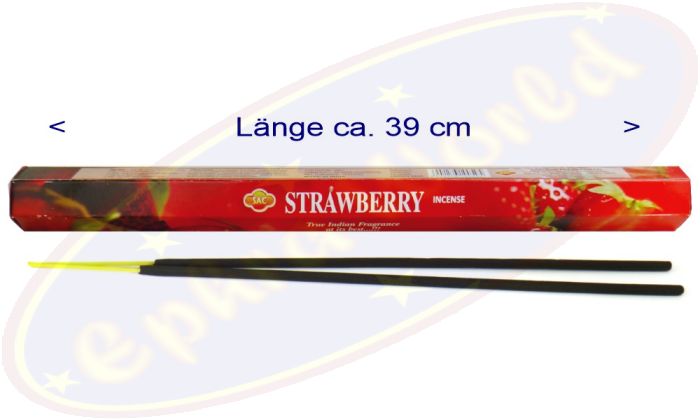 SAC Strawberry (Erdbeere) XL Räucherstäbchen (Garten)