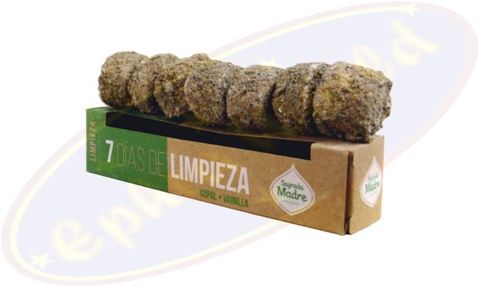 Sagrada Madre Räuchertabs 7 Tage Reinigung Copal Vanilla
