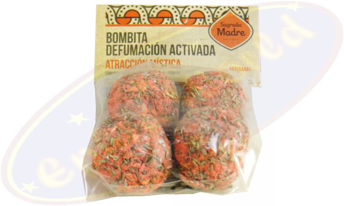 Sagrada Madre 4 aktive Defumation Räucherkugeln Atraccion Mistica/Mystische Anziehung
