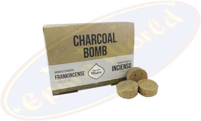 Sagrada Madre Bomba Carbon Incienso/Frankincense/Weihrauch 24er