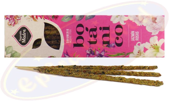 Sagrada Madre Botanico Jazmin Rosas Smudge Räucherstäbchen