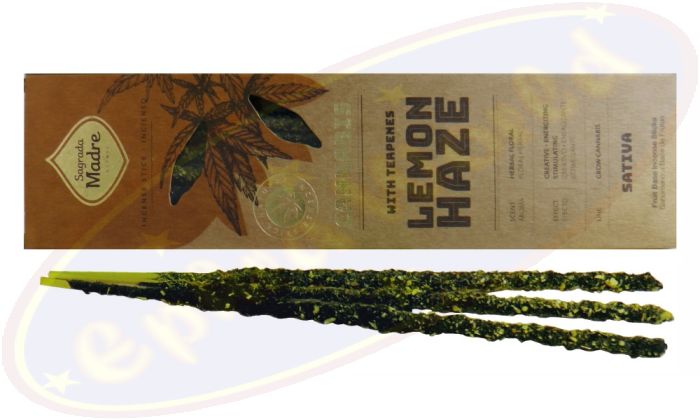 Sagrada Madre Cannabis Lemon Haze Smudge Räucherstäbchen 