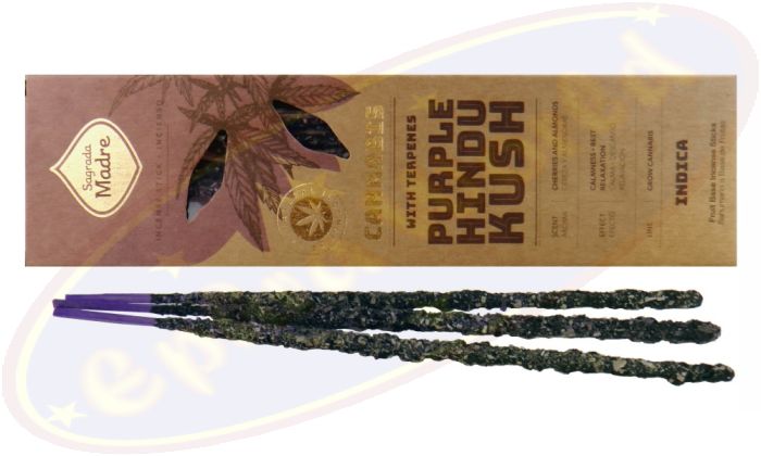 Sagrada Madre Cannabis Purple Hindu Kush Smudge Räucherstäbchen 