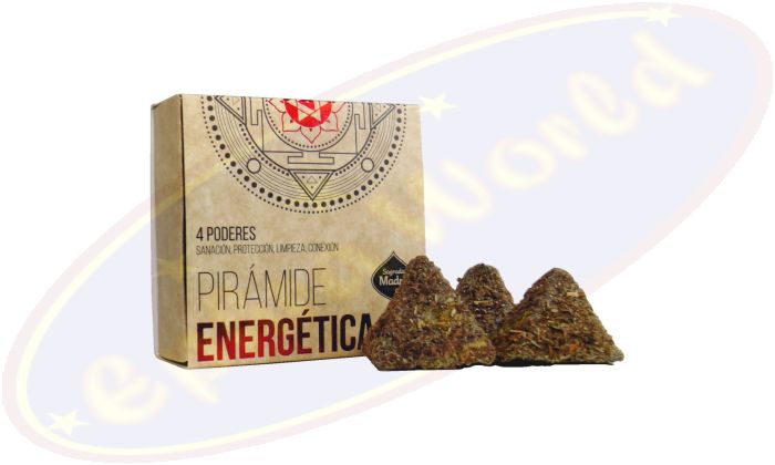 Sagrada Madre energetische Räucherpyramiden 4 Kräfte/Poderes