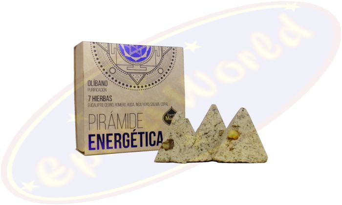 Sagrada Madre energetische Räucherpyramiden Olibanum & 7 Kräuter