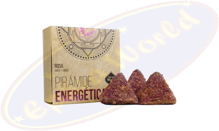 Sagrada Madre energetische Räucherpyramiden Rose