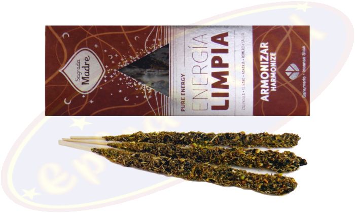 Sagrada Madre Energia Limpia Armonizar/Harmonie Smudge Räucherstäbchen