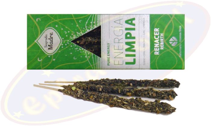 Sagrada Madre Energia Limpia Renancer/Wiedergeburt Smudge Räucherstäbchen