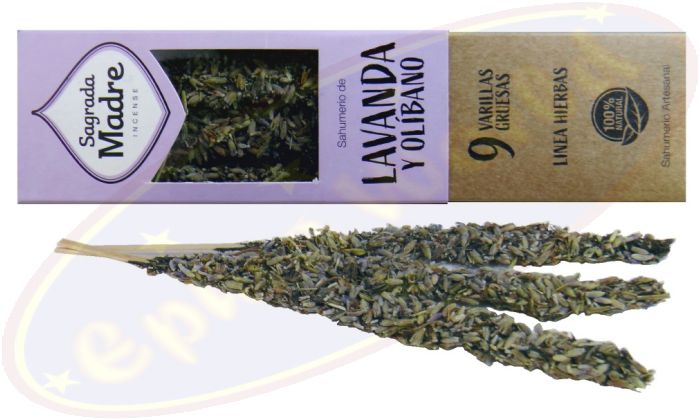 Sagrada Madre extra Premium Smudge Räucherstäbchen Lavendel & Weihrauch