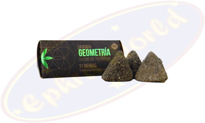 Sagrada Madre Geometria Triangular Räucherdreiecke 31 Kräuter