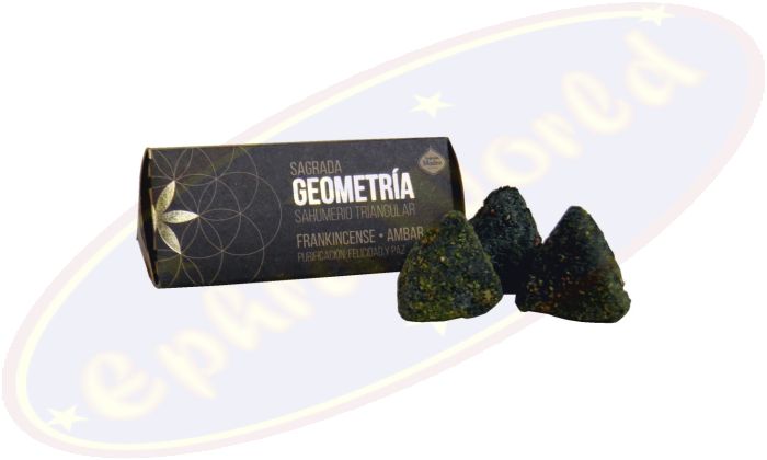Sagrada Madre Geometria Triangular Räucherdreiecke Weihrauch Amber