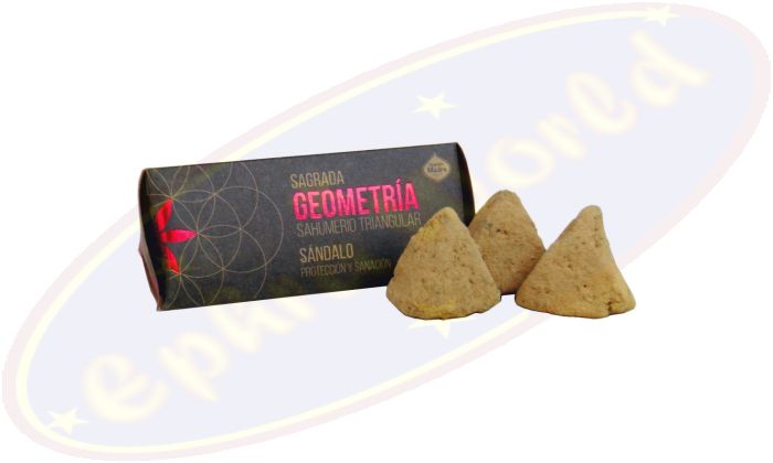 Sagrada Madre Geometria Triangular Räucherdreiecke Sandelholz