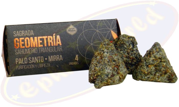 Sagrada Madre Geometria Triangular Räucherdreiecke Palo Santo Myrrhe