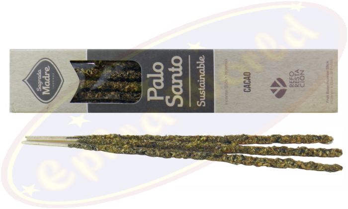 Sagrada Madre 100% Natural Smudge Räucherstäbchen Palo Santo & Cacao
