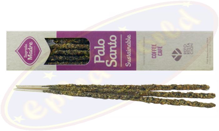 Sagrada Madre 100% Natural Smudge Räucherstäbchen Palo Santo & Coffee
