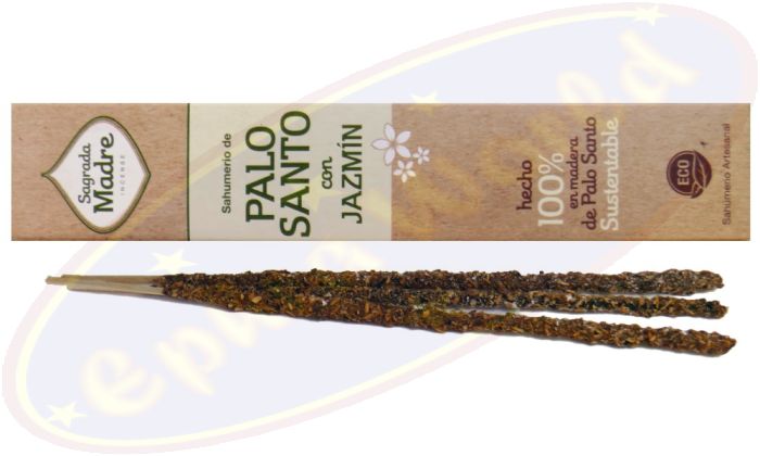 Sagrada Madre 100% Natural Smudge Räucherstäbchen Palo Santo & Jasmine