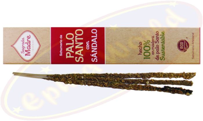 Sagrada Madre 100% Natural Smudge Räucherstäbchen Palo Santo & Sandal