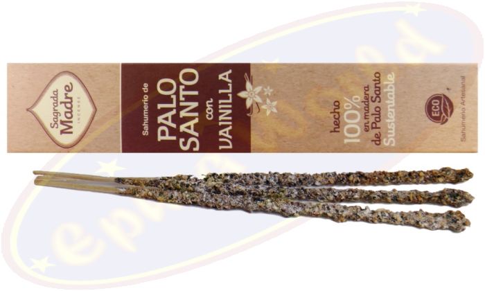 Sagrada Madre 100% Natural Smudge Räucherstäbchen Palo Santo & Vanilla