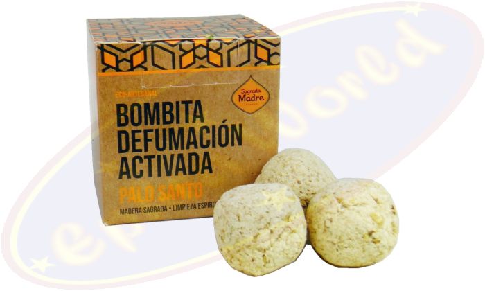 Sagrada Madre 8 aktive Defumation Räucherkugeln Palo Santo