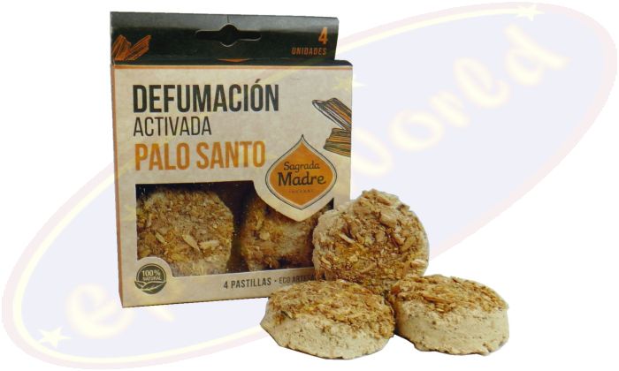 Sagrada Madre aktive Entgiftung Räucherpastillen Palo Santo
