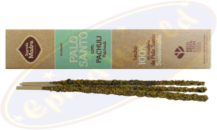 Sagrada Madre 100% Natural Smudge Räucherstäbchen Palo Santo & Patchouli