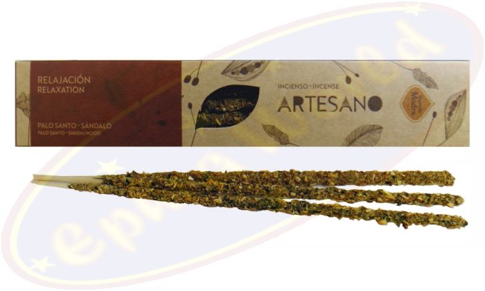 Sagrada Madre Artesano Smudge Räucherstäbchen Palo Santo & Sandalo