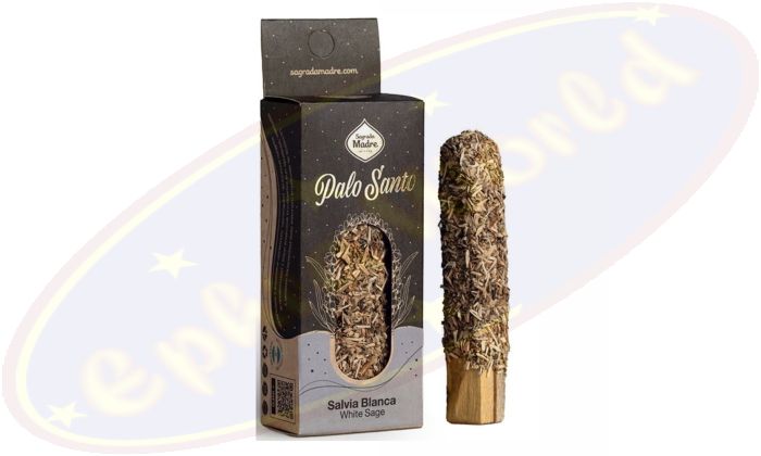 Sagrada Madre Palo Santo Stick & White Sage Ummantelung