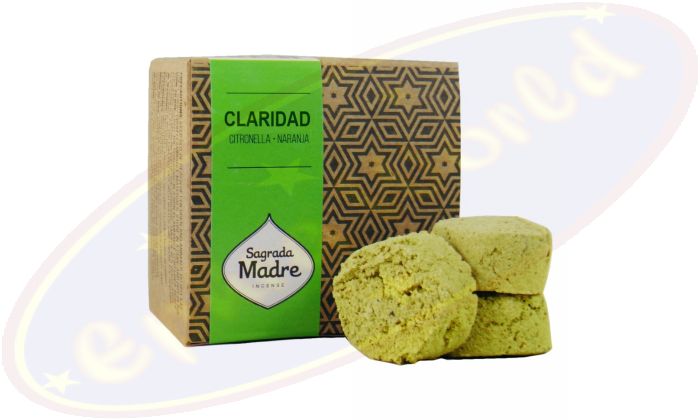 Sagrada Madre Bomba Carbon Claridad Citronella Naranja 12er