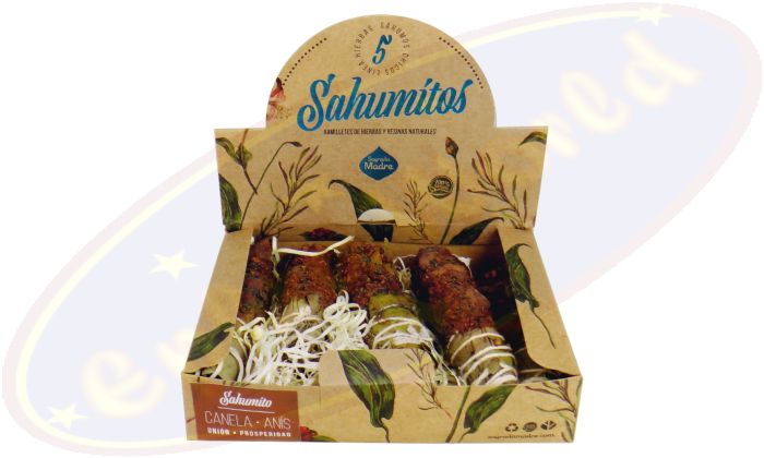Sagrada Madre Smudge Stick Sahumito Canela/Zimt & Anis 5er Packung