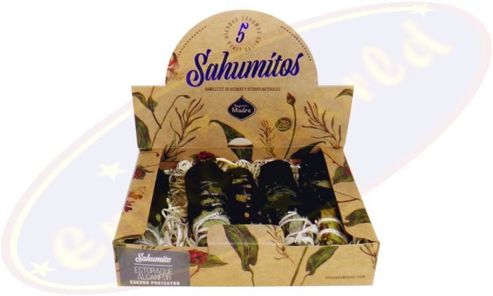 Sagrada Madre Smudge Stick Sahumito Estoraque & Alcanfor/Styrax & Kampfer 5er