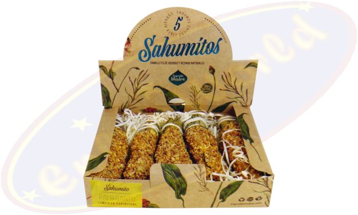 Sagrada Madre Smudge Stick Sahumito Palo Santo 5er Packung
