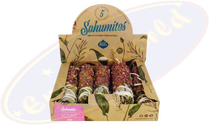 Sagrada Madre Smudge Stick Sahumito Rosa 5er Packung