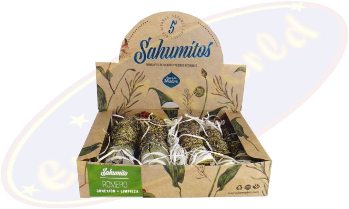 Sagrada Madre Smudge Stick Sahumito Romero/Rosmarin 5er Packung