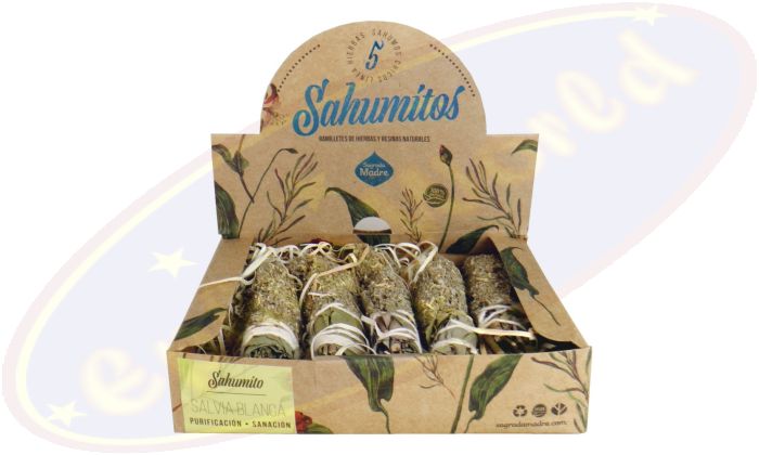 Sagrada Madre Smudge Stick Sahumito White Sage 5er Packung