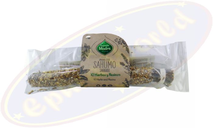 Sagrada Madre Sahumo Smudge Stick Sagrado10 Herbs & Resins/10 Kräuter & Harze