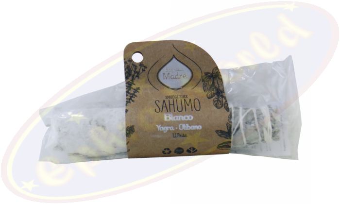 Sagrada Madre Sahumo Smudge Stick Weiß Yagra & Weihrauch/Blanco Yagra & Okibanum