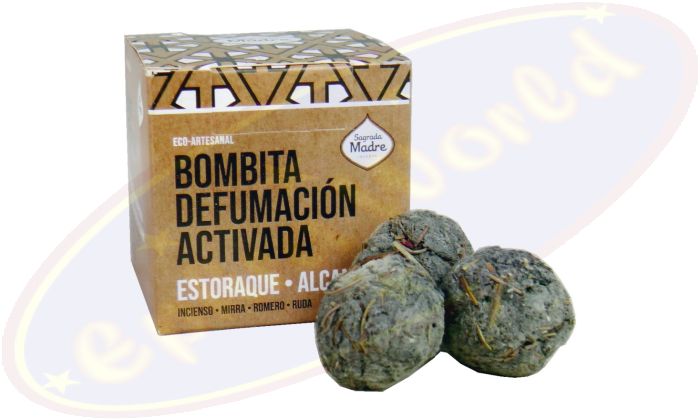 Sagrada Madre 8 aktive Defumation Räucherkugeln Styrax & Kampfer