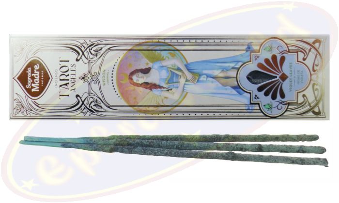 Sagrada Madre Tarot Angels Wisdom Violet Leaves Smudge Räucherstäbchen